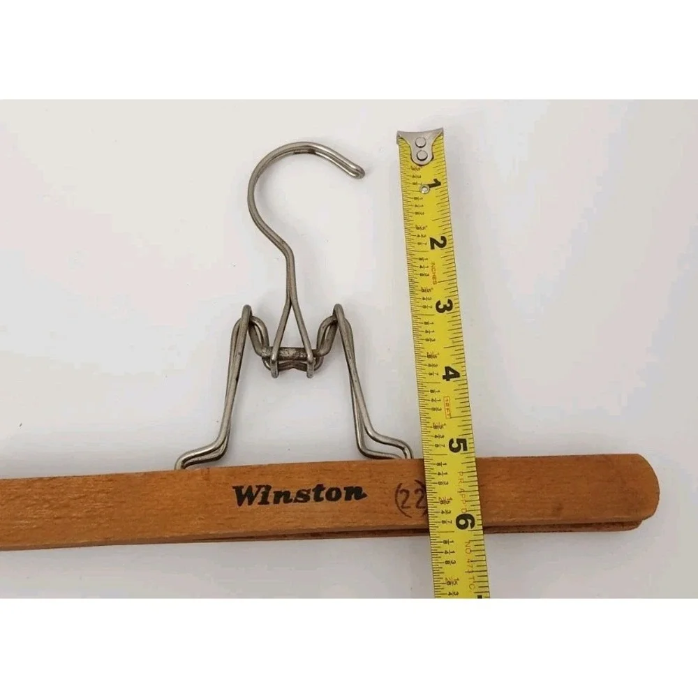 VINTAGE Wood & Steel Wire PANT Skirt HANGER‎ - 10